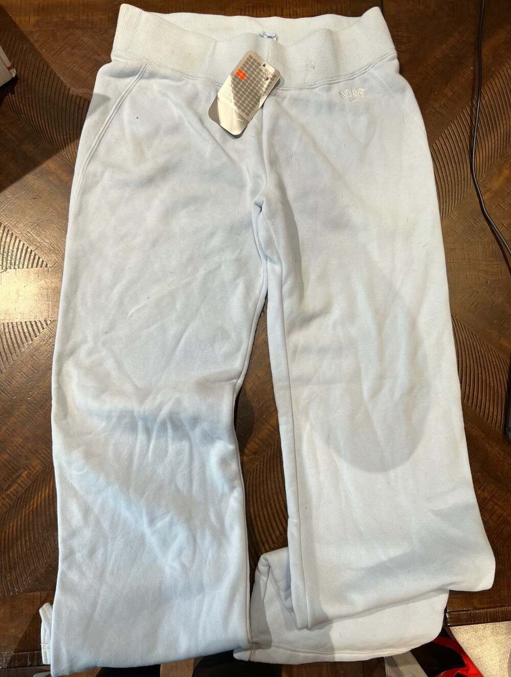 Nike Women's Vintage Fleece Sweatpants Light Blue Size M NWT